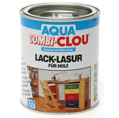 Aqua Combi-Clou Lack-Lasur Weiß 375 ml