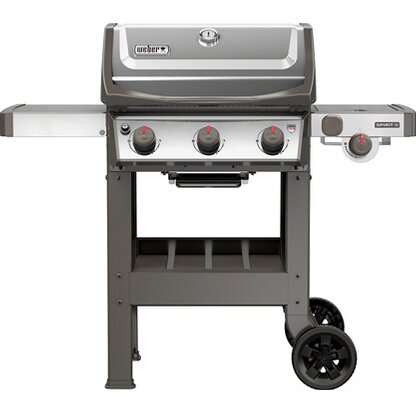 Weber Gasgrill Spirit II S-320 GBS Edelstahl mit 3 Brennern und Aromaschienen