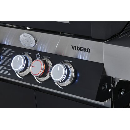 Rösle Gasgrill BBQ-Station Videro G4-S 50 mbar Schwarz