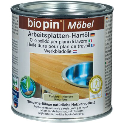 Biopin Arbeitsplatten-Hartöl Transparent 375 ml