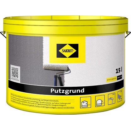 Sakret Putzgrund Weiß 15 l