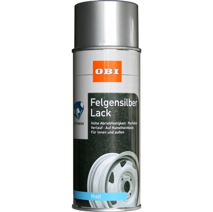 OBI Felgensilber Lack Spray Silber matt 400 ml