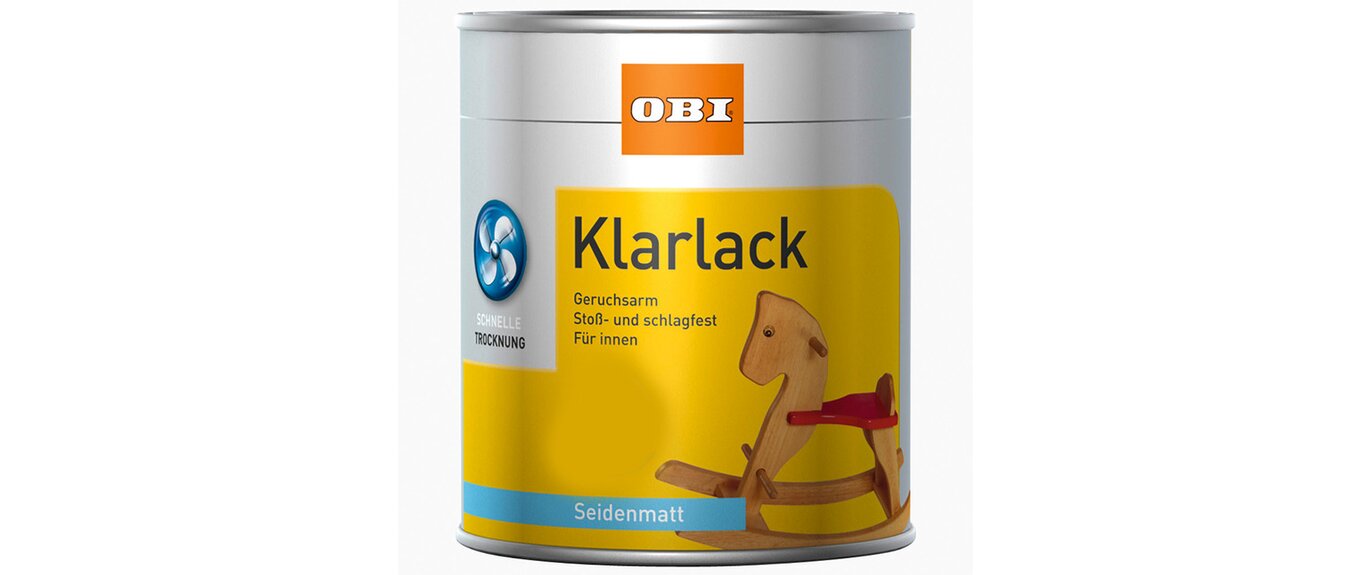OBI Klarlack Transparent seidenmatt 125 ml