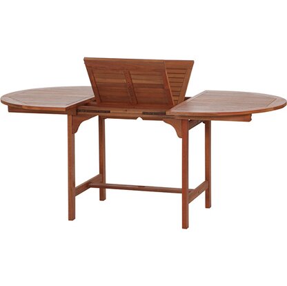 Siena Garden Ausziehtisch Nassau Natur 120/170 cm x 100 cm x 74 cm