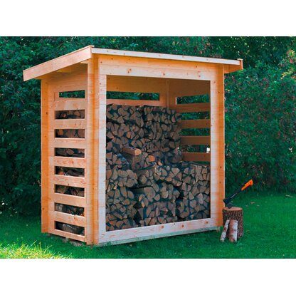Skan Holz Kaminholz-Unterstand Sven 200 cm x 100 cm
