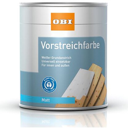 OBI Vorstreichfarbe Weiß matt 375 ml
