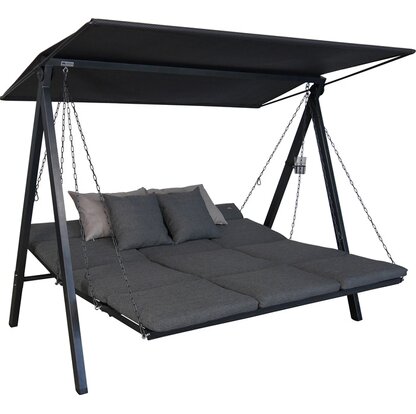 Angerer Hollywoodschaukel 3-Sitzer Lounge Smart Stone