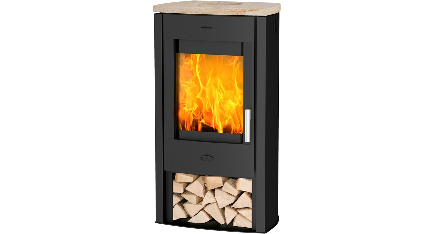 Fireplace Kaminofen Tuvalu Sandstein Top 6 kW EEK