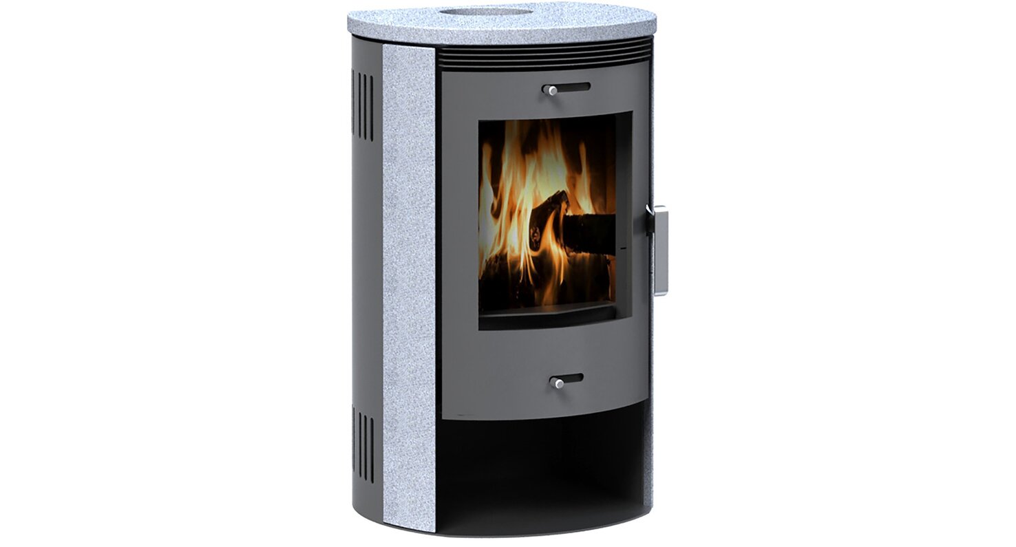 Conforto Kaminofen Nyborg 3.0 GTS13 Grau 7