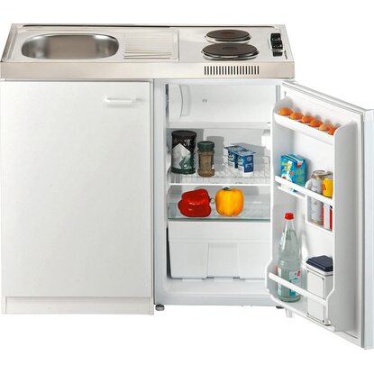 Respekta Miniküche Pantry 100S 100 cm Weiß