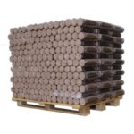 VERDICHTETES HOLZ – LAUBHOLZ – PALETTE – 1 TONNE